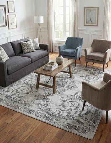 Gray Finsbury Square Rug