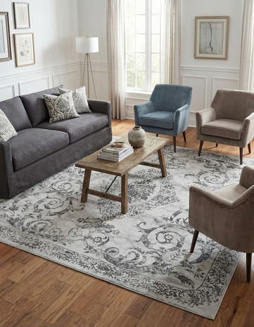 Gray Finsbury Square Rug