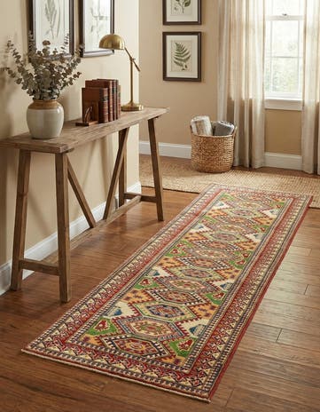 2' 9 x 10' Hand Knotted Kazak Runner Rug
