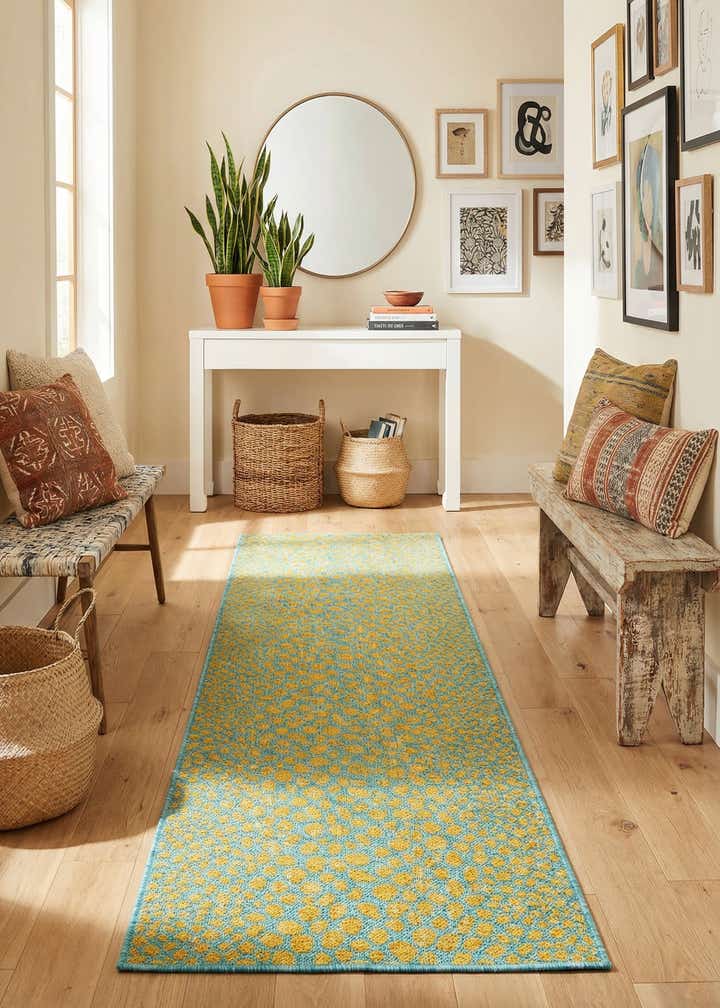 2' x 8' Easy-Clean Jill Zarin Cape Town Indoor / Outdoor Runner Rug