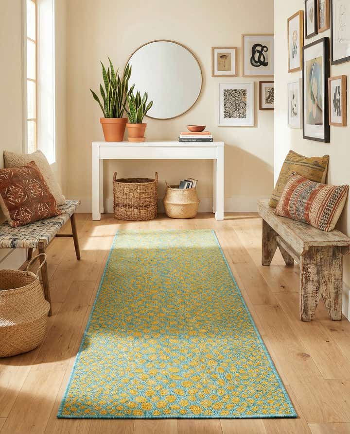 2' x 8' Easy-Clean Jill Zarin Cape Town Indoor / Outdoor Runner Rug