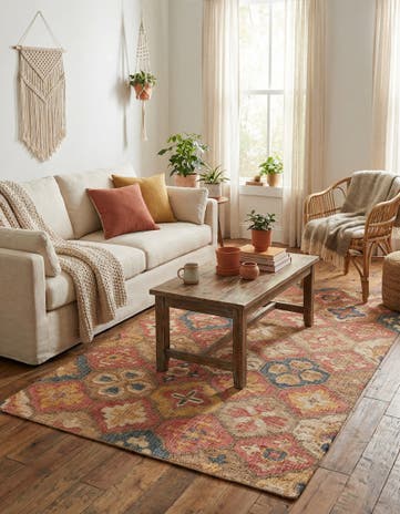 5' 1 x 8' Hand Woven Kala Handwoven Jute Rug
