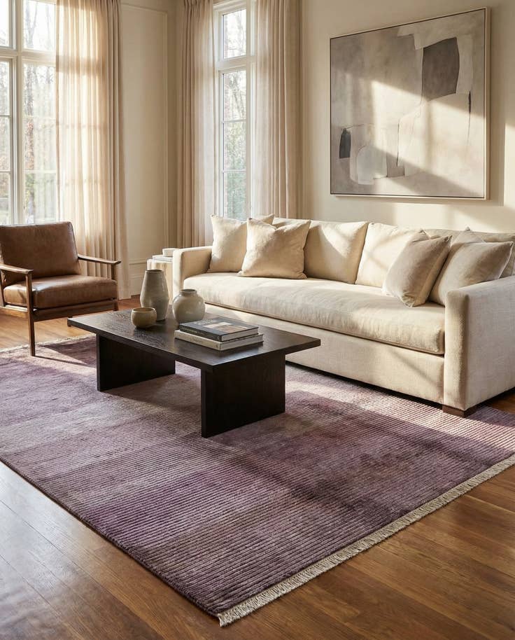 Detail image of 6' 7 x 9' 10 Hand Knotted Darya Wool Rug