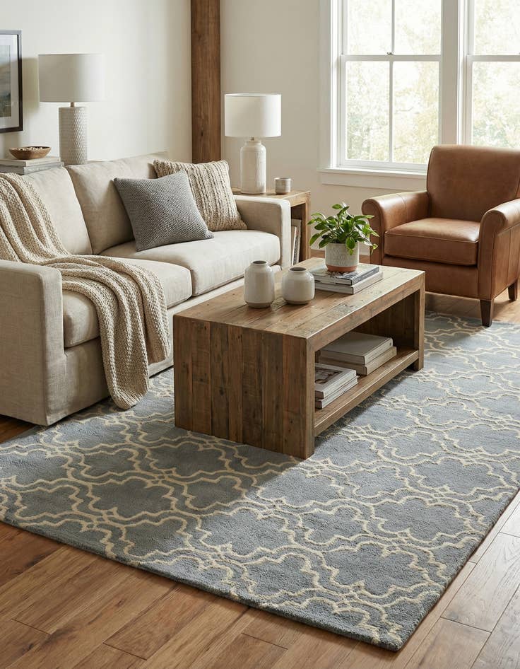 Detail image of 5' 1 x 8' 1 Luna Rug