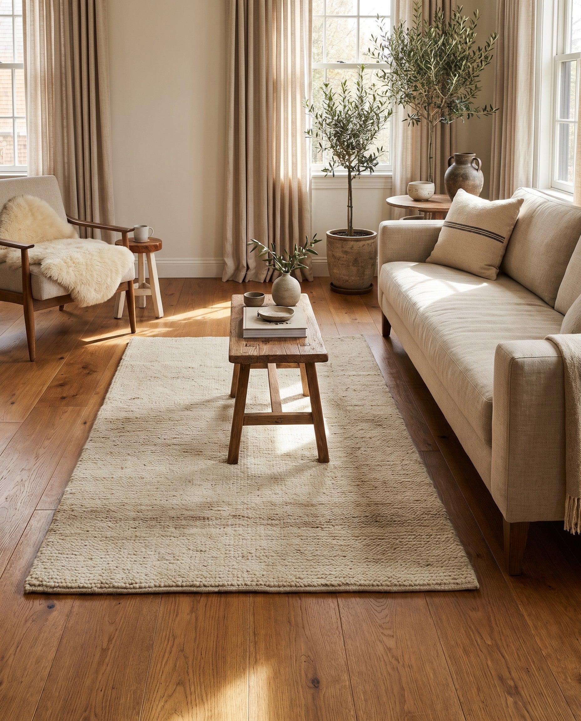 4' 8 x 6' 8 Hand Knotted Gabbeh Shouli Persian Wool Rug