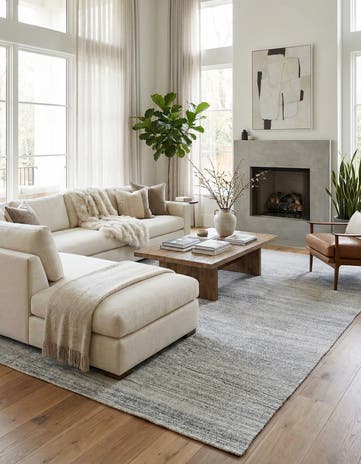 8' 9 x 11' 9 Hand Woven Kilim Modern Wool Rug