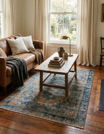 4' x 5' 10 Hand Knotted Ultra Vintage Persian Wool Rug
