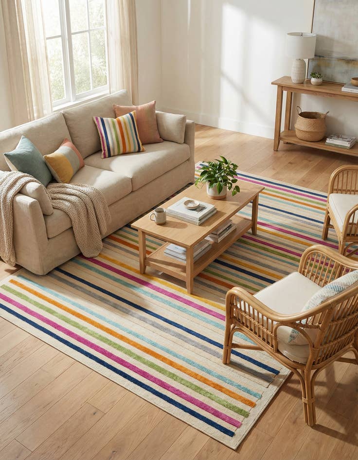 Detail image of 7' 10 x 10'  Washable Aruba Indoor / Outdoor Rug