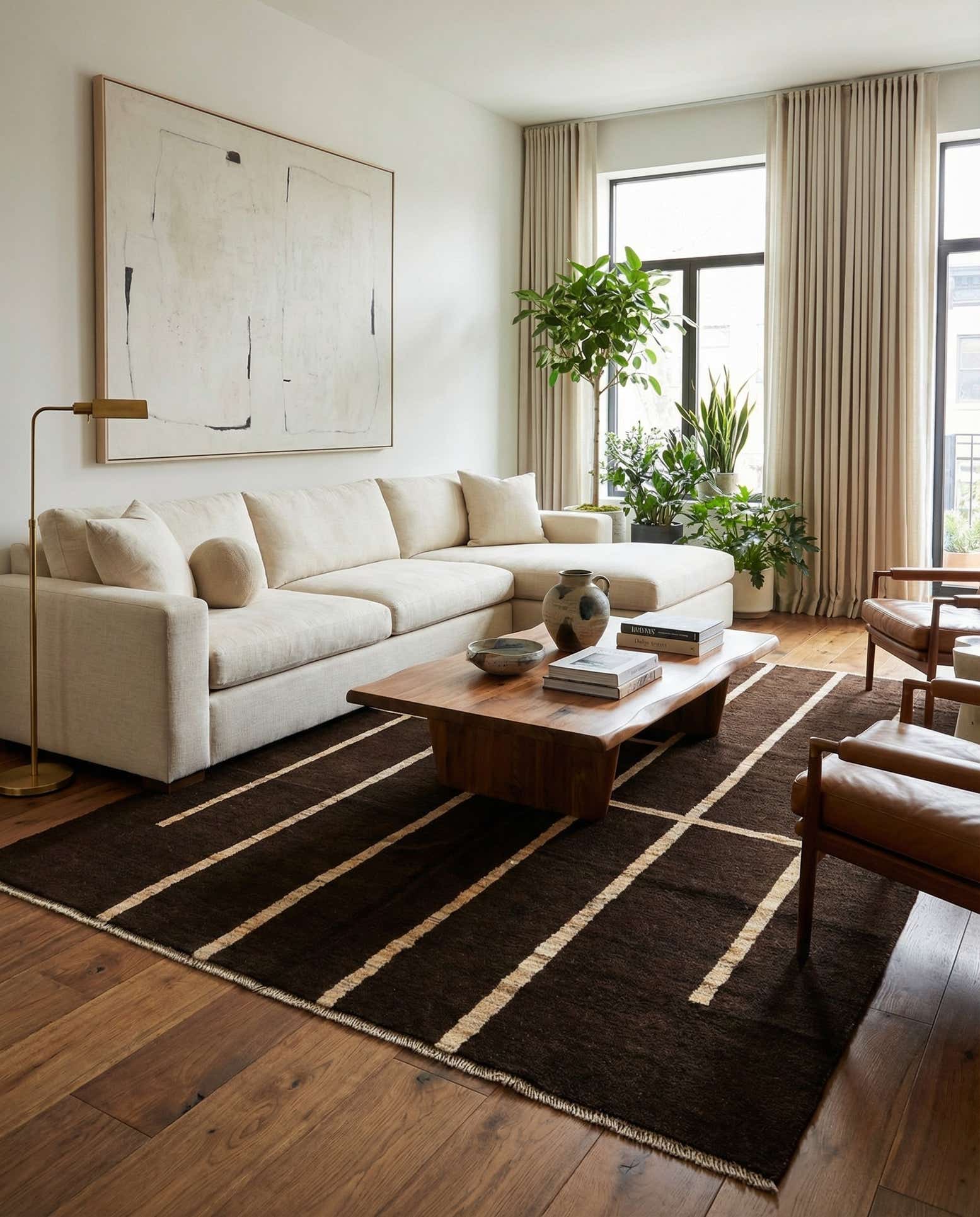 5' 9 x 7' 11 Hand Knotted Darya Wool Rug