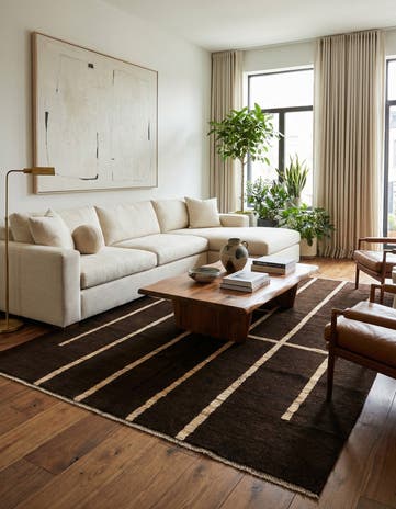5' 9 x 7' 11 Hand Knotted Darya Wool Rug