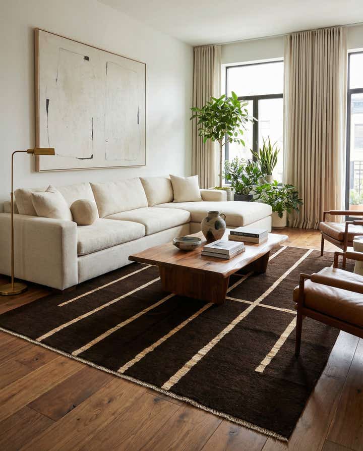 5' 9 x 7' 11 Hand Knotted Darya Wool Rug