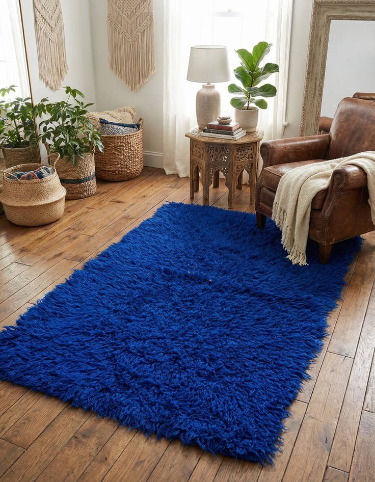 Detail image of  3' x 5' 2  Hand Knotted Moroccan Wool Rug