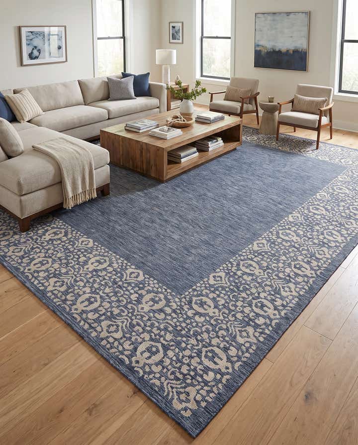 400cm x 400cm Facile à nettoyer Border Tapis Intérieur / Extérieur Carré