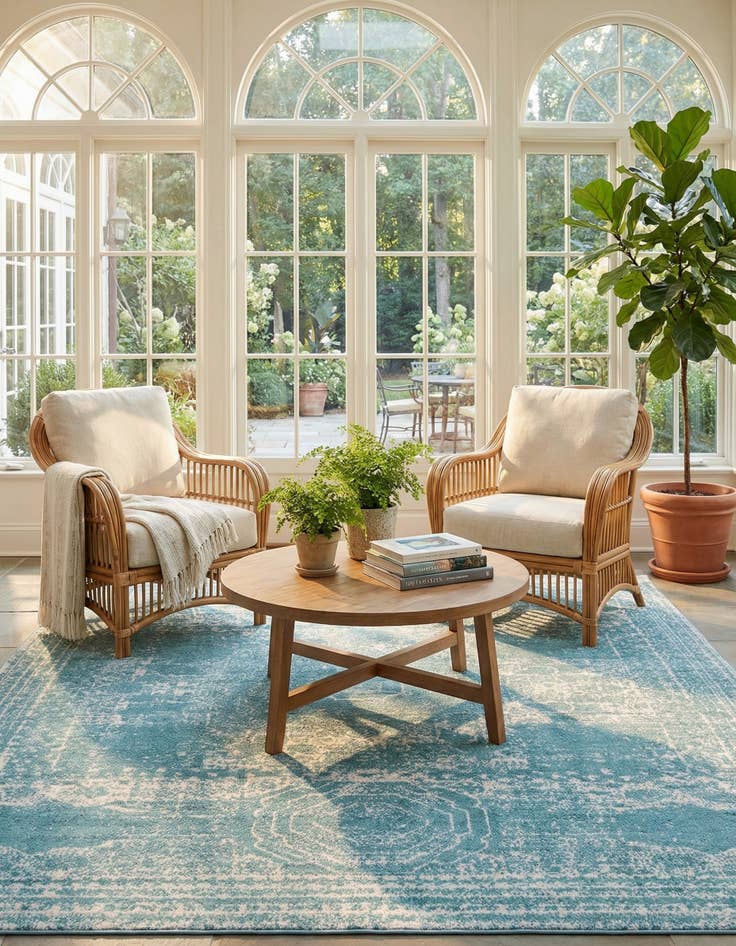 Detail image of 10' x 10' Dover Square Rug