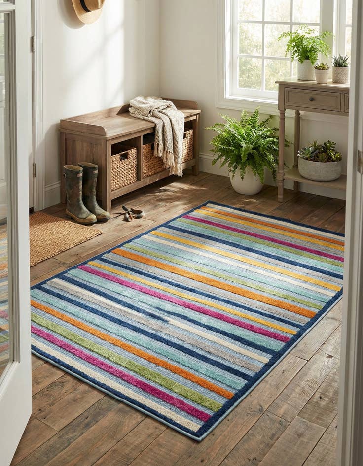 Detail image of  4' x 6'  Washable Aruba Indoor / Outdoor Rug