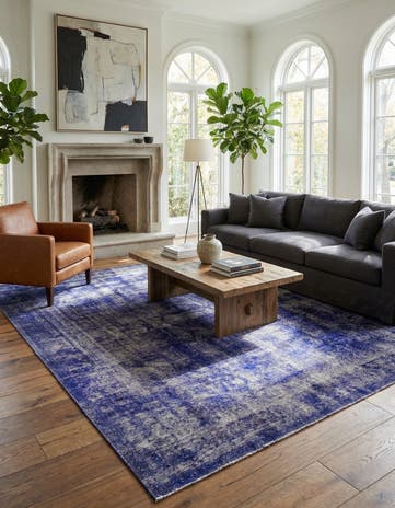 7' 10 x 11' 6 Hand Knotted Ultra Vintage Persian Wool Rug