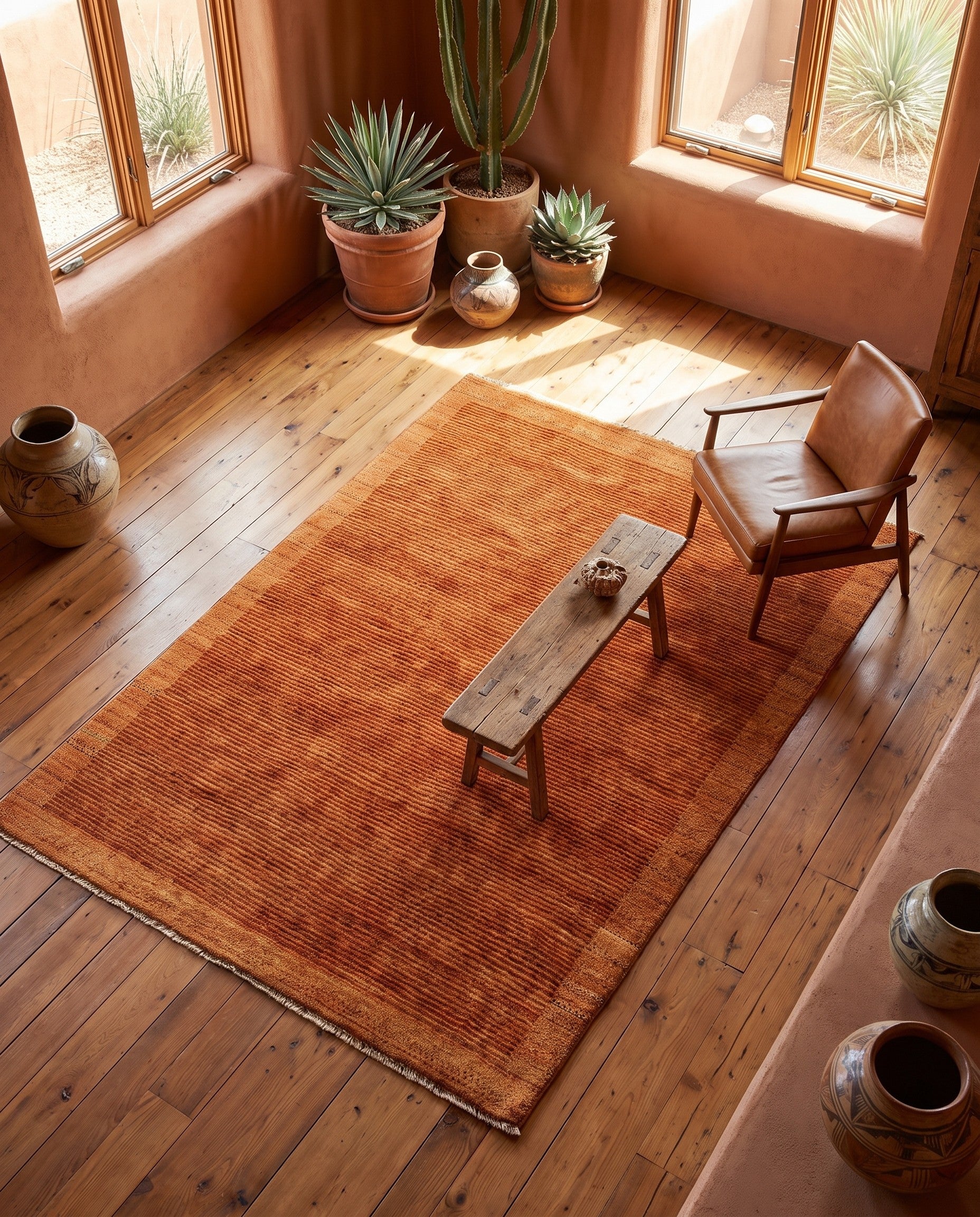 4' 7 x 6' 6 Juma Wool Rug