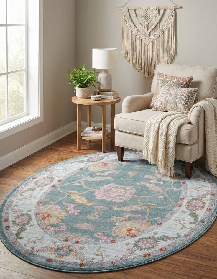 Detail image of  5' 5 x 8' Paragon Oval Rug