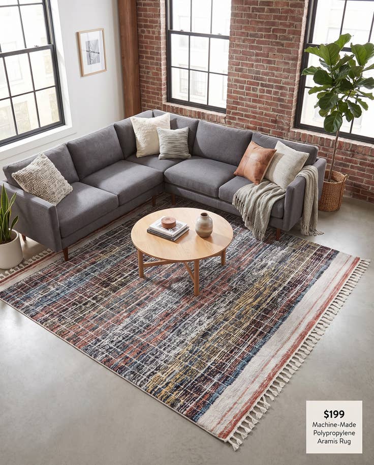 Detailansicht von 305cm x 305cm Aramis Quadrat Teppich