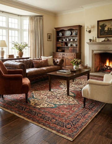 5' 8 x 8' 1 Hand Knotted Ariana Ziegler Oriental Rug
