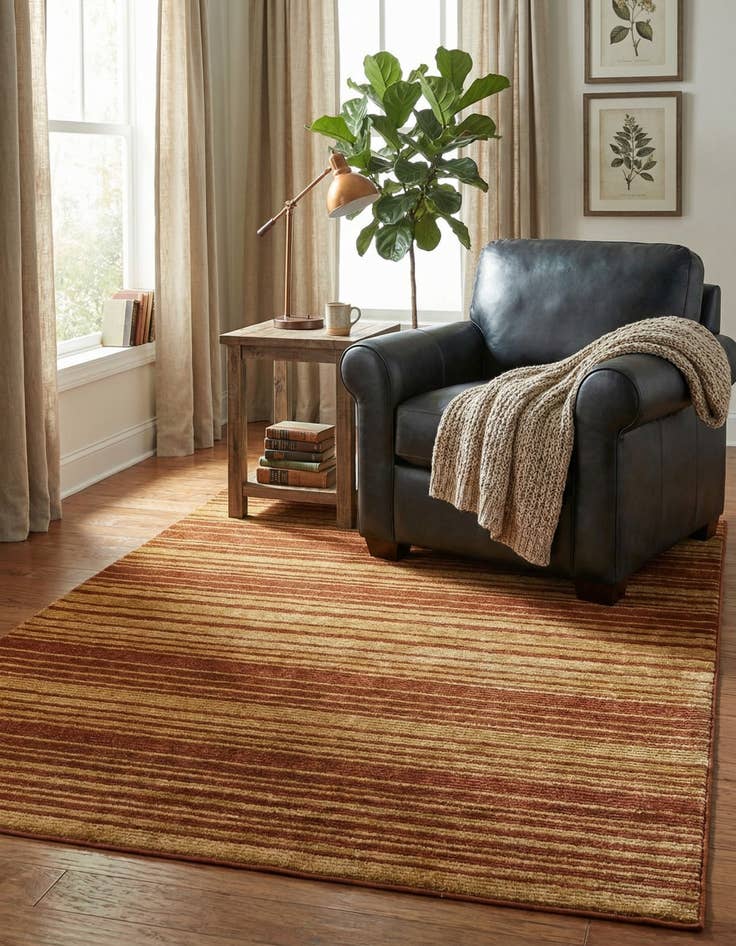 Detail image of 5' 3 x 7' Gemstone Rug