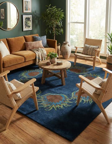 7' 5 x 7' 6 Luna Square Rug