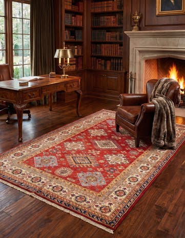 5' 7 x 7' 11 Kazak Wool Rug