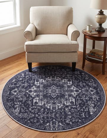 100cm x 100cm Renaissance Round Rug