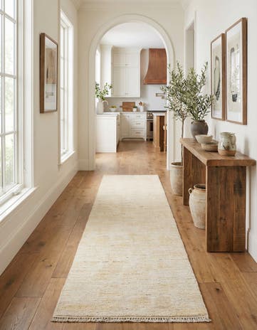 2' 7 x 10' 3 Hand Knotted Moroccan Wool Runner Rug