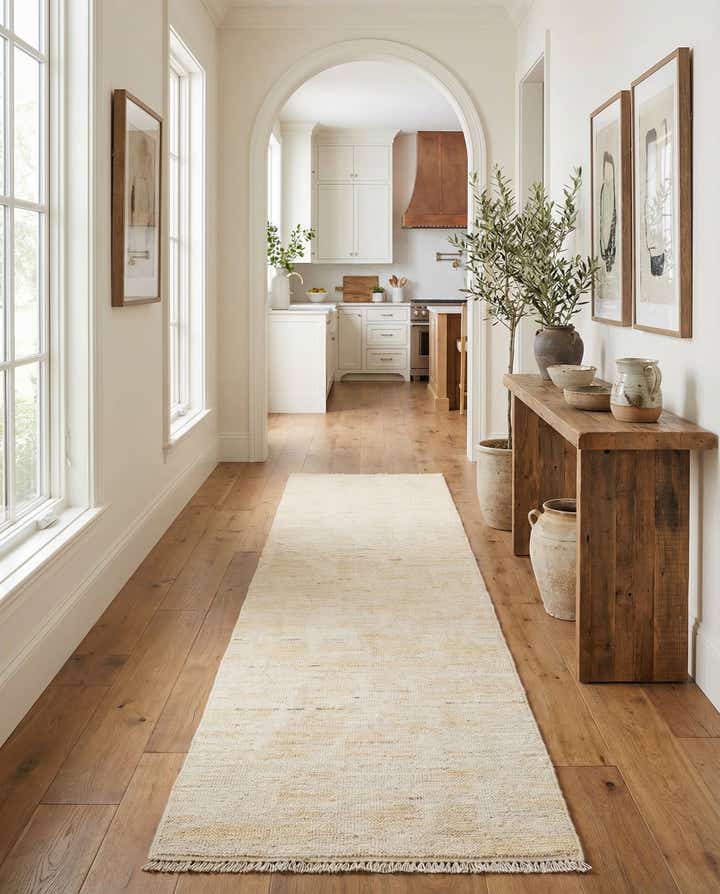 2' 7 x 10' 3 Hand Knotted Moroccan Wool Runner Rug