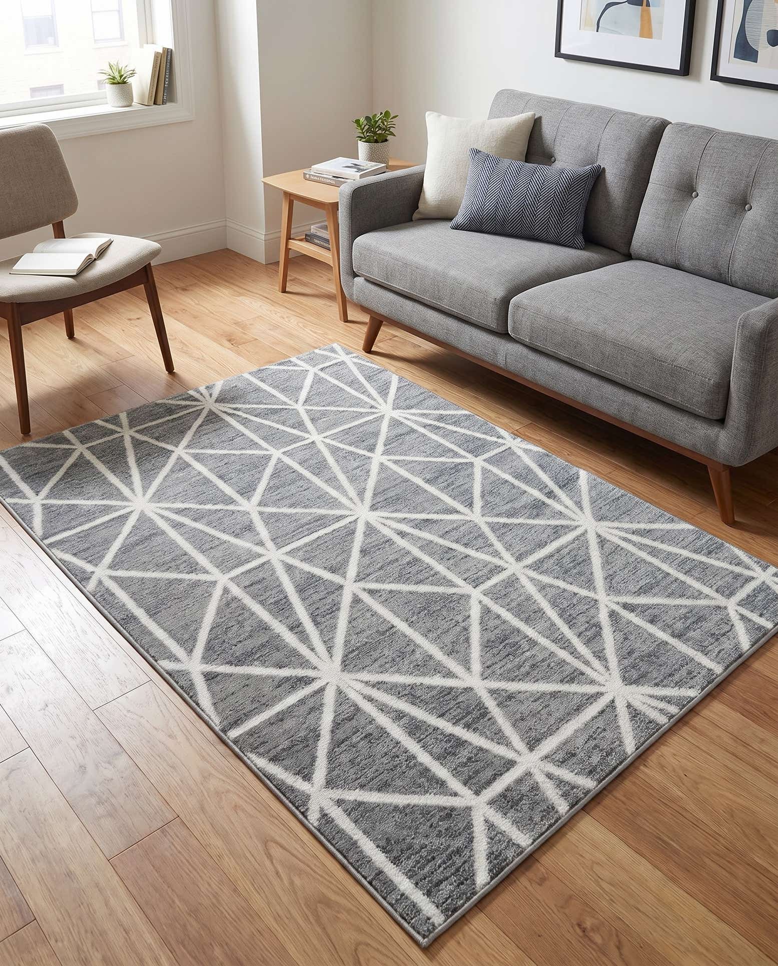 4' x 6' Lattice Trellis Rug