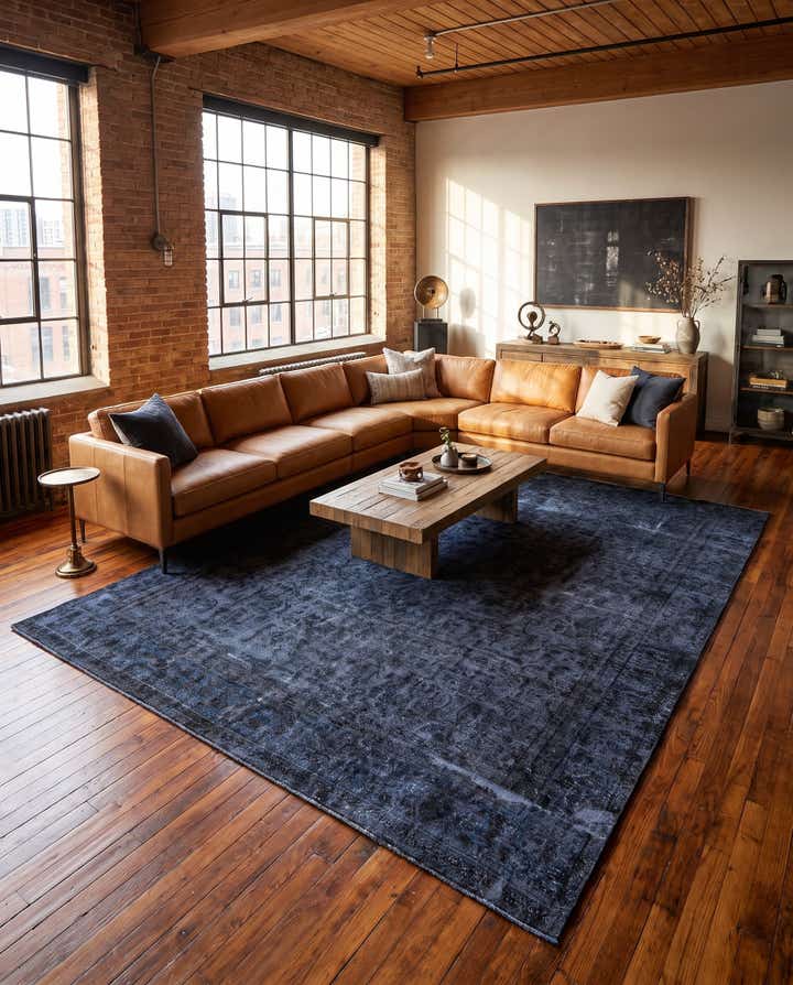 9' 6 x 12' 3 Hand Knotted Ultra Vintage Persian Wool Rug