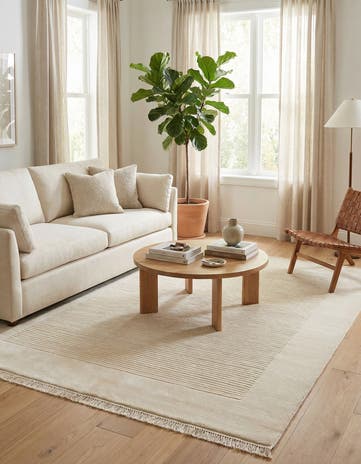 4' 10 x 6' 7 Hand Knotted Darya Wool Rug