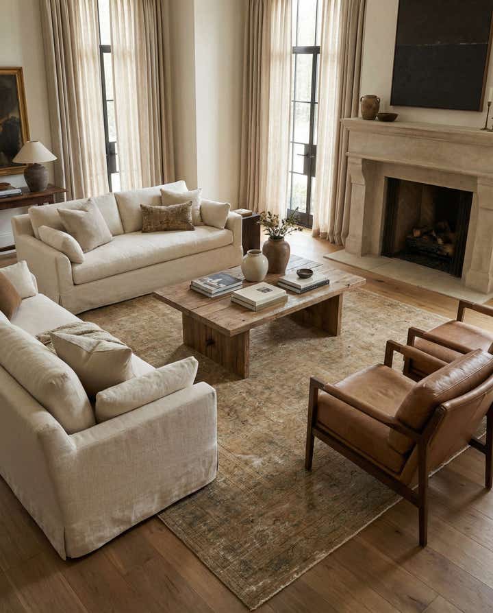 9' 8 x 12' 6 Hand Knotted Ultra Vintage Persian Wool Rug