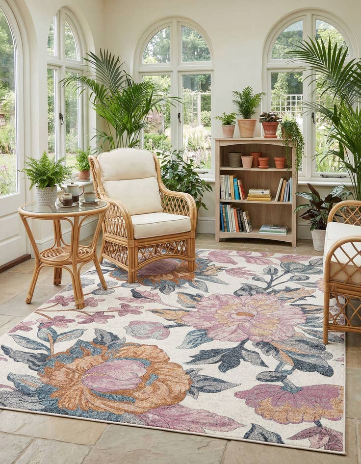 Detail image of  9' x 12' Blossom Rug