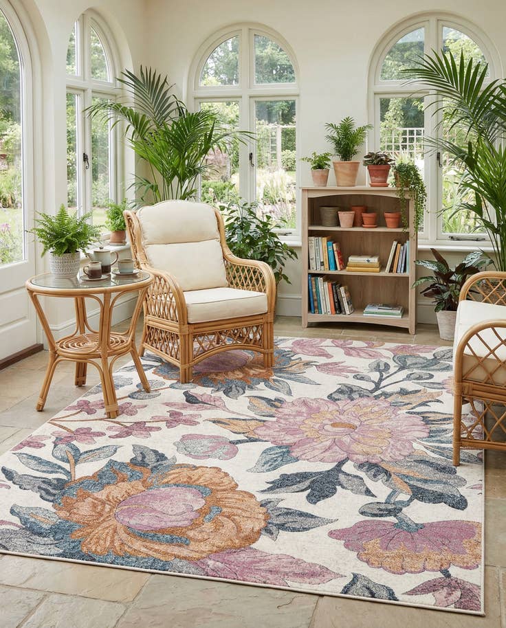 Detail image of 9' x 12' Blossom Rug