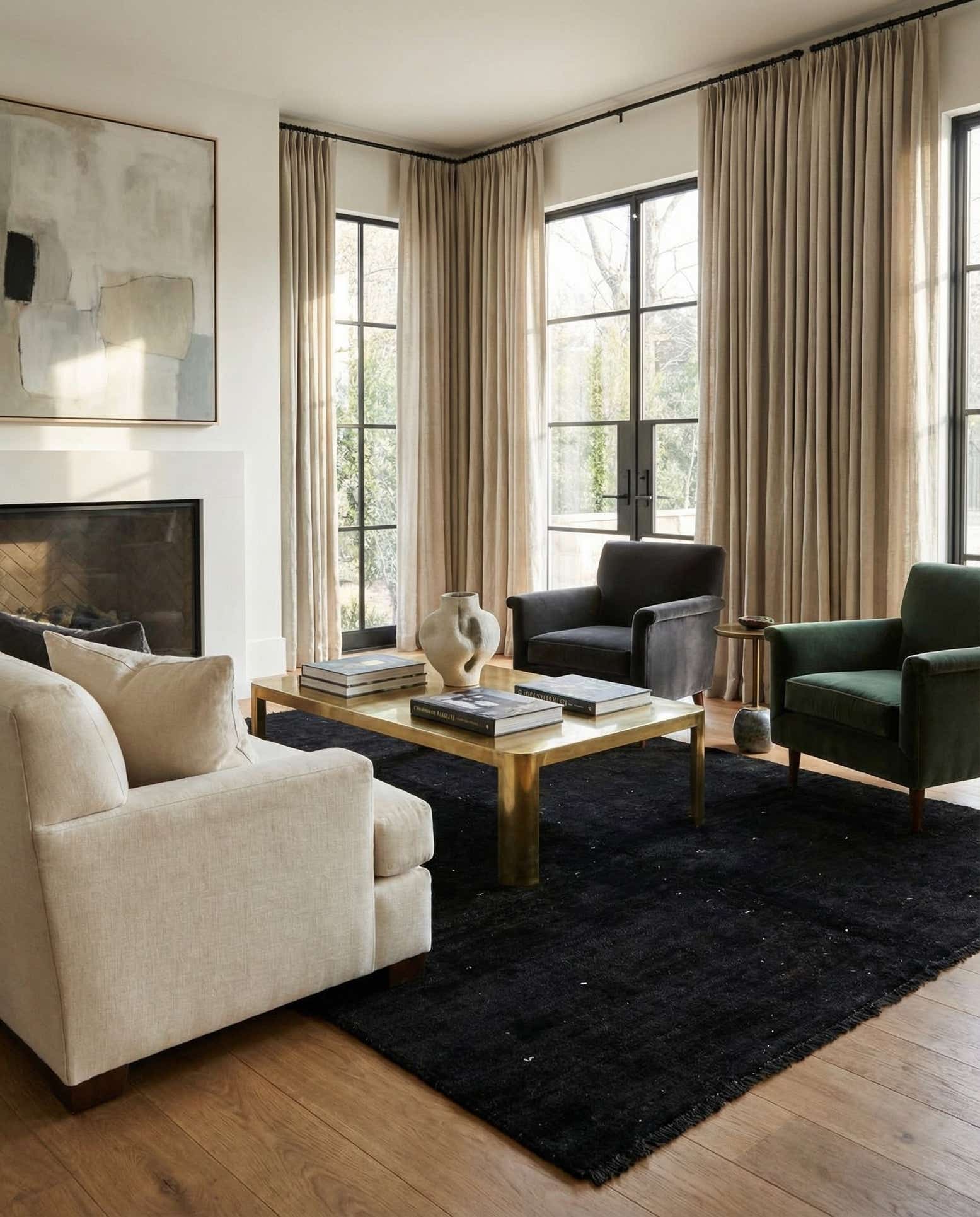 5' 7 x 7' 9 Hand Knotted Darya Wool Rug