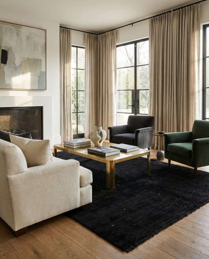 5' 7 x 7' 9 Hand Knotted Darya Wool Rug