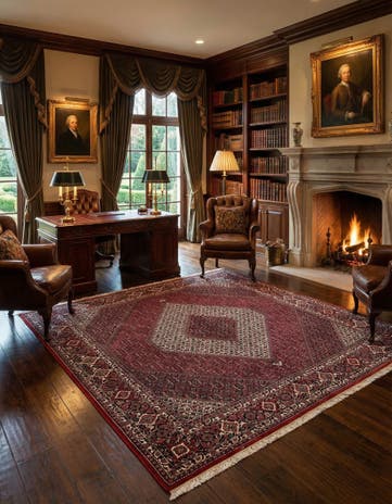 8' 3 x 8' 8 Bidjar Wool Rug