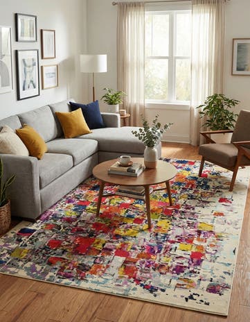8' x 11' Washable Hyacinth Rug