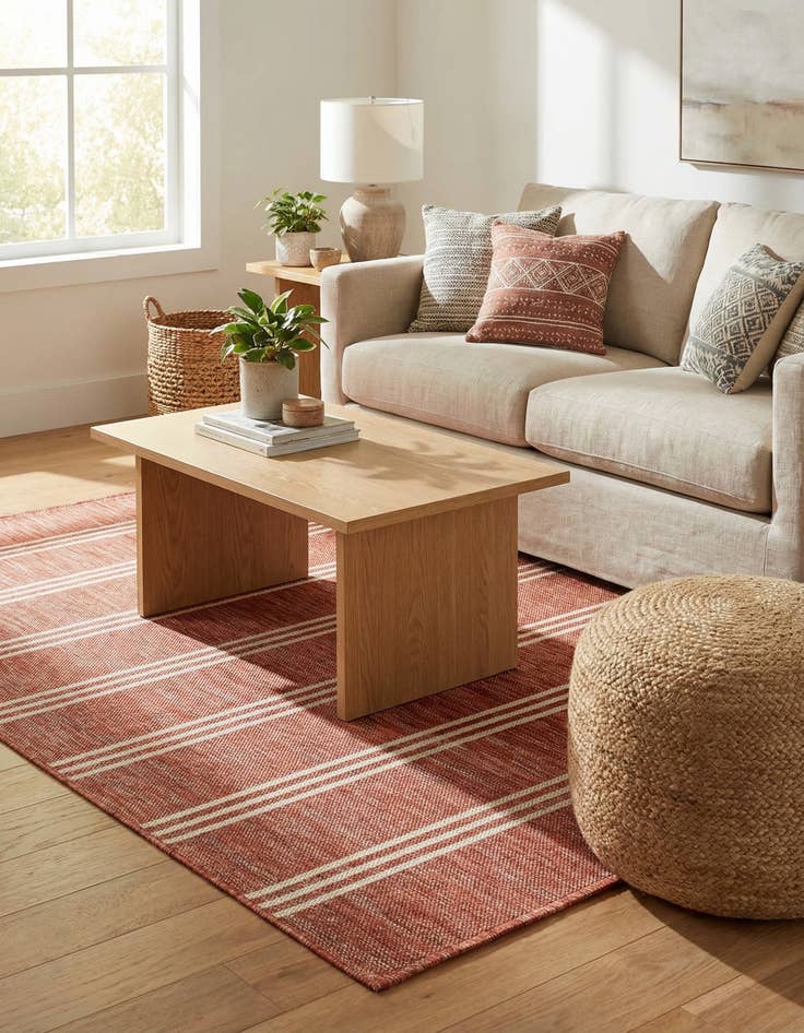 Detail image of 4' x 6' Easy-Clean Jill Zarin Anguilla Indoor / Outdoor Rug