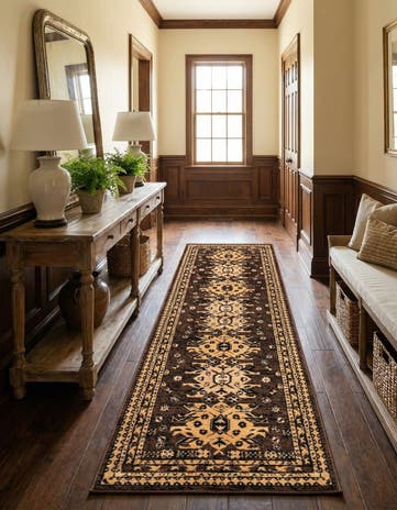 2' 7 x 10' Heris Runner Rug