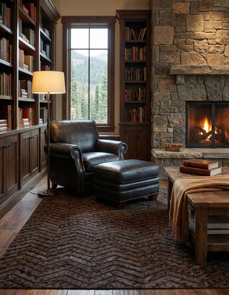 Detail image of  5' x 7' 8 Cowhide - Patchwork Rug