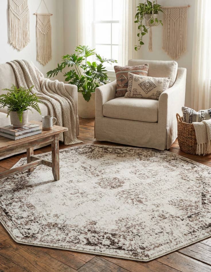 Detail image of  6' 1 x 6' 1 Monte Carlo Octagon Rug