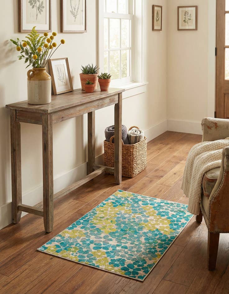 Detail image of 1' 4 x 1' 4 Azalea Sample Rug