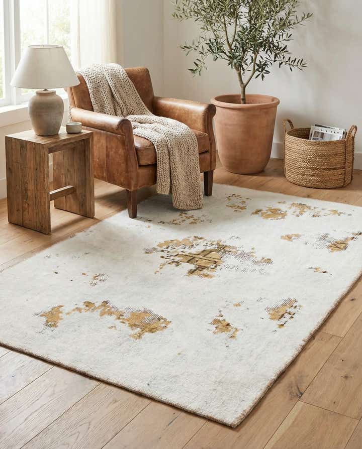 3' 3 x 4' 10 Hand Knotted Ultra Vintage Persian Wool Rug