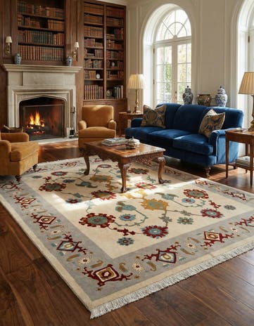 8' 2 x 9' 11 Hand Knotted Tabriz Wool Rug