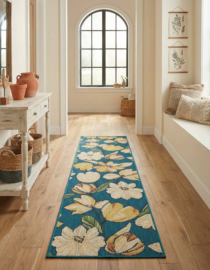 Detail image of 2' 7 x 10' Easy-Clean Baja Indoor / Outdoor Runner Rug