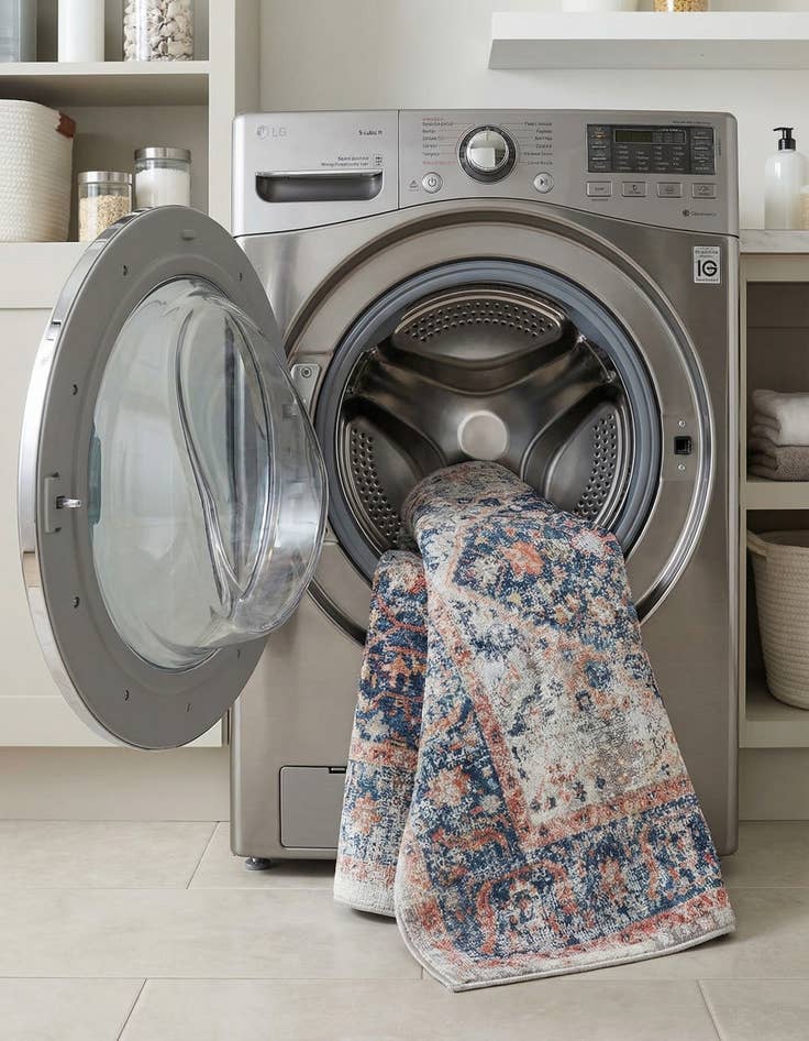 Detail image of 4' x 6'  Washable Yara Rug