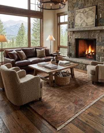 8' 2 x 11' 5 Hand Knotted Tibet Wool Rug